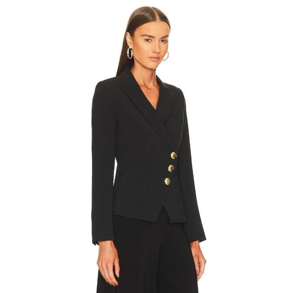 Smythe Wrap Blazer Black - Picture 2 of 11